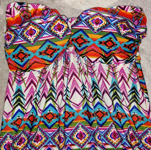 NWOT Derek Heart Hi-Low Strapless Dress - Picture 3 of 4